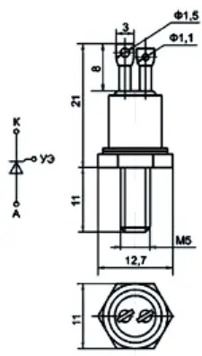 2Т112-10-8 тиристор фото 3