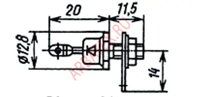 КД210Г диод фото 2