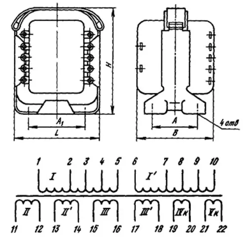 ТА126-127/220-50В трансформатор фото 3