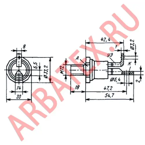 Т15-40-12 тиристор фото 3 Т15-40-12 тиристор фото 3