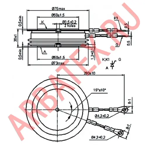 ТБ353-630-14 тиристор фото 3 ТБ353-630-14 тиристор фото 3