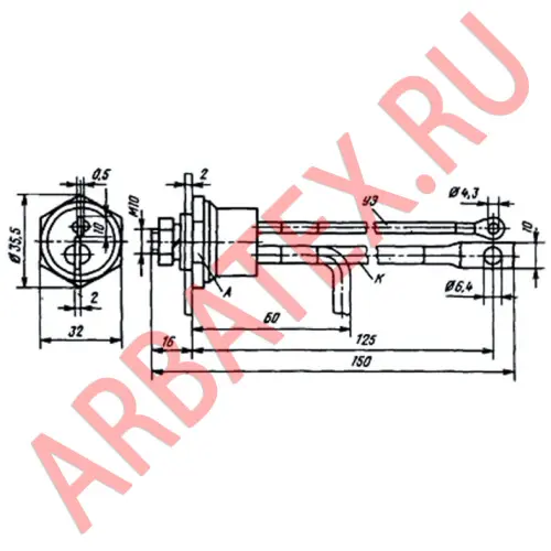 Т25-11 тиристор фото 3