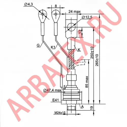 ТС212-10-6 тиристор фото 2 ТС212-10-6 тиристор фото 2