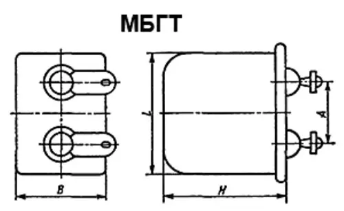 МБГТ 300в 4 мкф фото 3 МБГТ 300в 4 мкф фото 3