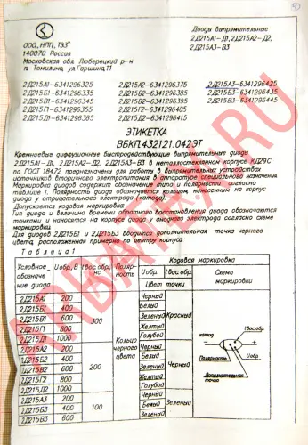 2Д215Г2 диод фото 4