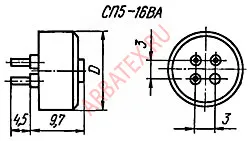 СП5-16ВА 0.25Вт 4.7кОм фото 3 СП5-16ВА 0.25Вт 4.7кОм фото 3