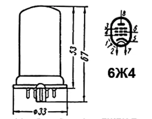 6Ж4 радиолампа фото 3 6Ж4 радиолампа фото 3