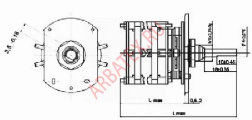 ПГ3-11П4НВ переключатель галетный фото 2